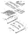Dodge Floor Pan Diagram - 55359730AA