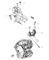 Ram C/V Engine Mount Diagram - 5273996AE