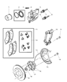 Ram Brake Disc Diagram - V5015005AA