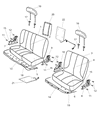 2012 Ram 2500 Armrest Diagram - 1PA89DK2AA
