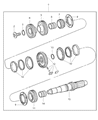 2007 Dodge Nitro Synchronizer Ring Diagram - 5159166AA