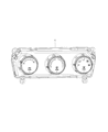 Dodge Challenger A/C Switch Diagram - 55111463AC