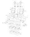2017 Jeep Cherokee Armrest Diagram - 1WD48HL1AB