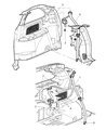 2005 Dodge Caravan Seat Belt Diagram - RK88ZJ3AB
