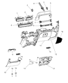 2019 Jeep Wrangler Glove Box Diagram - 6AB14TX7AD