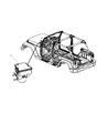 Jeep Wrangler ABS Control Module Diagram - 68030936AA