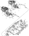 Jeep Exhaust Nut Diagram - 5175689AA