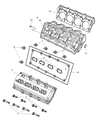 2008 Dodge Magnum Cylinder Head Diagram - 5170621AA