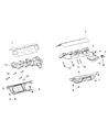 Jeep Commander Exhaust Heat Shield Diagram - 53032968AD