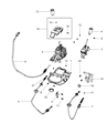 Jeep Wrangler Shift Cable Diagram - 68067439AC