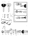 Jeep Ignition Lock Cylinder Diagram - 4746667