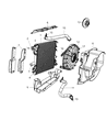 2008 Jeep Wrangler Radiator Hose Diagram - 55057200AD