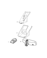 2017 Chrysler 300 Car Mirror Diagram - 68324974AA