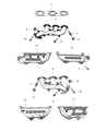 2008 Dodge Nitro Exhaust Heat Shield Diagram - 53013838AA
