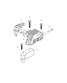 Jeep Cherokee Transmission Mount Diagram - 68271540AA
