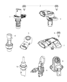 Jeep Renegade Oil Pressure Switch Diagram - 68070741AC