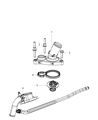 Chrysler Thermostat Gasket Diagram - 4892055AC