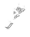Jeep Exhaust Heat Shield Diagram - 68279818AA