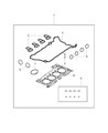Jeep Wrangler Valve Cover Gasket Diagram - 5048234AA