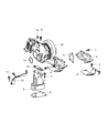 2007 Dodge Sprinter 3500 Turbocharger Diagram - 68019589AA