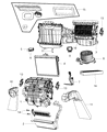 Jeep Wrangler Blower Motor Diagram - 68089118AA