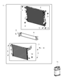 Jeep Radiator Diagram - 68314786AB