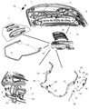 Chrysler Sebring Trunk Lid Latch Diagram - 4589244AA