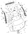 Chrysler Radiator Support Diagram - 4389865AB