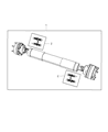 2012 Dodge Durango Drive Shaft Diagram - 52853642AD