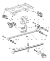 Dodge Sprinter 2500 Leaf Spring Bushing Diagram - 5118732AA
