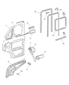 Dodge Sprinter 3500 Window Run Diagram - 5123782AA