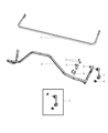 Dodge Caliber Sway Bar Kit Diagram - 5181065AA