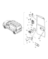 2017 Ram ProMaster City Door Moldings Diagram - 6EX89LXHAA