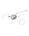 2020 Chrysler Voyager Fuel Filler Housing Diagram - 68280596AD
