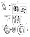 2011 Ram 1500 Wheel Hub Diagram - 68024245AA