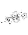 Ram Dakota Steering Wheel Diagram - 1TY08ZJ8AA