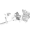 Jeep Alternator Bracket Diagram - 5142553AA