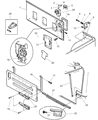 Jeep Wrangler Trunk Lid Latch Diagram - 55074947AC