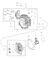 Ram Transfer Case Cover Diagram - 68240494AA