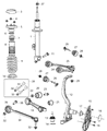 Chrysler Steering Knuckle Diagram - 5168421AD