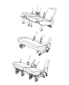 2005 Dodge Caravan Seat Belt Diagram - RK981J3AB