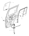 Jeep Window Regulator Diagram - 55360034AF
