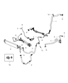Jeep Power Steering Hose Diagram - 52124656AE