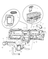 2005 Dodge Neon Air Duct Diagram - 5264749AE