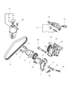Chrysler Power Steering Reservoir Diagram - MN101235