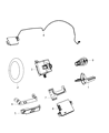 Ram C/V Car Key Diagram - 68070395AF
