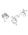 Dodge Engine Mount Diagram - 68062142AH