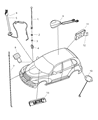 Chrysler PT Cruiser Antenna Diagram - 4671894AA