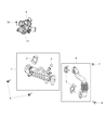 Jeep Wrangler EGR Valve Diagram - 5281535AF