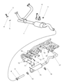 Dodge Dakota Tail Pipe Diagram - 52022001AC